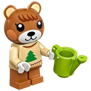 LEGO Animal Crossing MAPLE Minifig Christmas Tree Bear with Watering Can (30662)